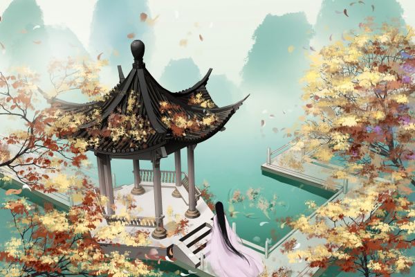 风流子木叶亭皋下赏析