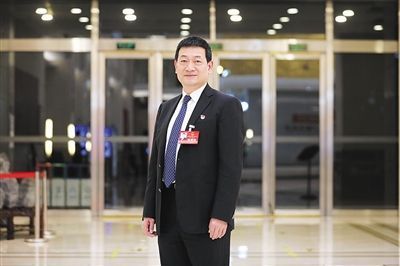 1月18日,北京市人大代表、北京儿童医院院长倪鑫。新京报记者 王飞 摄