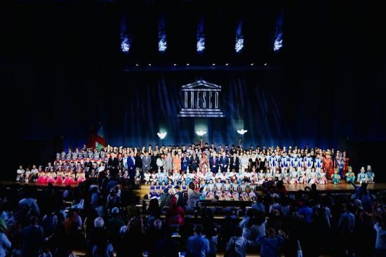 庆祝UNESCO成立80周年专场演出现场盛况