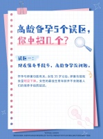 高龄备孕5个误区,你中招了吗?