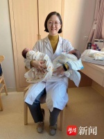 常州二院首例试管婴儿双胞胎出生