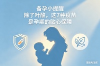 备孕小提醒：除了叶酸，这7种防护也是孕期的贴心保障