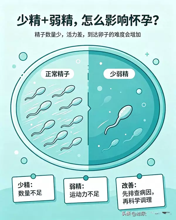 少弱精对男性备孕的影响